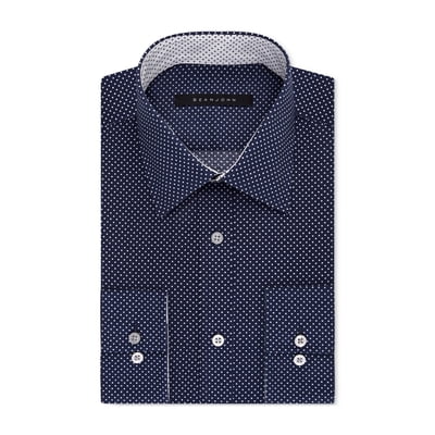 sean john dress shirts Long Sleeve Button Down Shirt XXL Sean Johns black and white dotted dress shirt has a tailored and modern style to update your suits and suit separates. Sean John Men's Apparel: Shirts