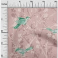 thumbnail image 2 of oneOone Viscose Jersey Dusty Pink Fabric Asian Japanese Floral Geometric With Flowers Sewing Craft Projects Fabric Prints By Yard 60 Inch Wide, 2 of 4