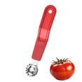 thumbnail image 5 of Hilingoto tomato Corer & Strawberry Stem Remover tool - Stainless Steel Fruit Huller with Hanging Hole, Easy to Use for Home Kitchen (Red), 5 of 9