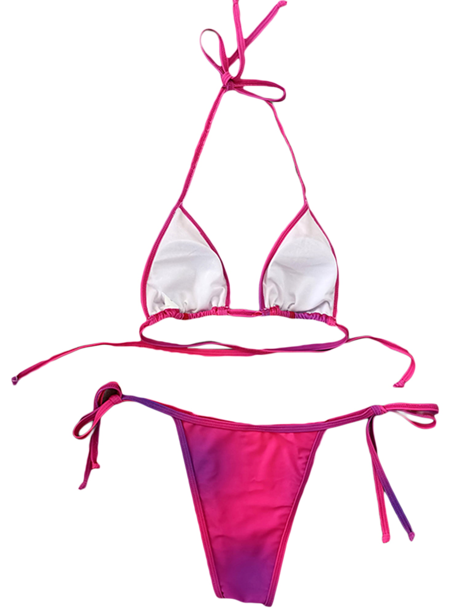 Lace Up High Waist Lacework Bikini Two Piece Swimsuit – Rose Swimsuits