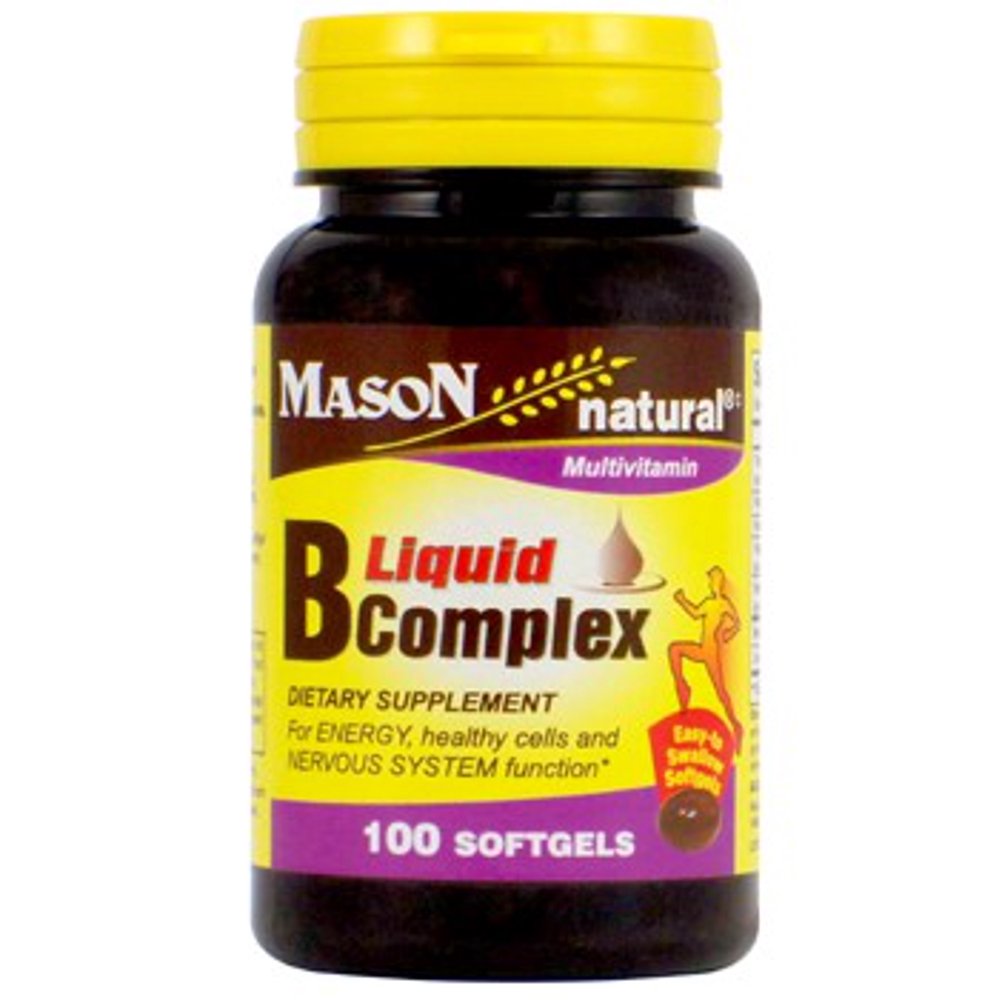 Mason Natural B Complex Softgels, 100 Ct
