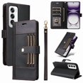 thumbnail image 2 of FOXDOCK Funda tipo Cartera para Realme 12 5G – Cubierta de Cuero PU con Múltiples Ranuras, Bolsillo para Efectivo y Correa de Muñeca, 2 of 6