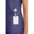 thumbnail image 3 of Infinity Cherokee Women Nurse Scrubs Top Mock Wrap with 2 Pockets - 2625A, 3 of 9