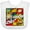 AA-White, variant on Inktastic My Grandma Loves Me Superhero Boys or Girls Baby Bib