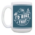 thumbnail image 2 of ThisWear Mountain Bike Mug I'd Bike That Bike Gifts for Women and Men Coffee Mug Bicycle Gifts for Bike Lovers Bicyclists Gifts for Women and Men 15oz Coffee Mug Bike, 2 of 4