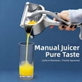 thumbnail image 6 of Heavy Duty Manual Fruit Juicer Press, 2026 New Hand Press Citrus Squeezer With Large Capacity Bowl, Detachable Aluminum Alloy Juice Extractor for Oranges Lemons and Other Fruits(600g), 6 of 8