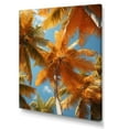 thumbnail image 2 of Designart "Yellow Palm Trees landscape IV" Floral Canvas Print, 2 of 5