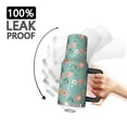 thumbnail image 3 of 40oz Pioneer Flower Floral Print Pattern Insulated Tumbler with Handle, BPA-Free Leak Proof Lid and Straws, Double Wall Vacuum, Hot 12h/Cold 34h, 3 of 6