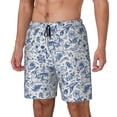 thumbnail image 2 of Uemuo Rabbit And Butterfly Pattern Mens Swim Trunks Quick Dry Board Shorts with Mesh Lining, Stretch Beach Shorts Quick Dry No-Chafing Board Shorts-3X-Large, 2 of 9