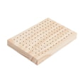 thumbnail image 2 of Soporte de brocheta de alimentos de madera Estatua de arcilla Decoración de la mesa Decoración de la vajilla del aperitivo Servicio de porción para la 117 agujeros, 2 of 8