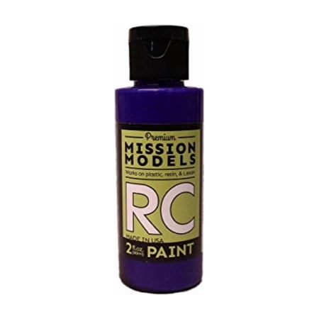 Mission Models RC Translucent Blue 2oz Water Based Acrylic Paint MIOMMRC053 Plastics Paint Acrylic