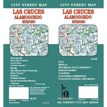 las cruces alamogordo amp ruidoso new mexico folded map walmart ruidoso nm