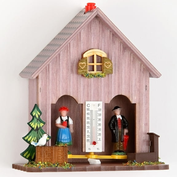 Trenkle German Black Forest Weather House Violet TU 893 Violett