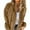 Khaki, variant on Womens Jackets Fall Retro Corduroy Zipoer Hooded Drawstring With Pocket Casual Workwear Winter Outfits