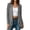 Gray, variant on Elegant Casual Mid Length Open Cardigan for Women, Solid Long Sleeve Lightweight Layering Duster Coat Suitable for Daily Commute & Street Wear