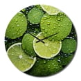 thumbnail image 2 of Designart "Fruit Refreshing Cucumber painting" Food & Beverage Oversized Wall Clock, 2 of 5