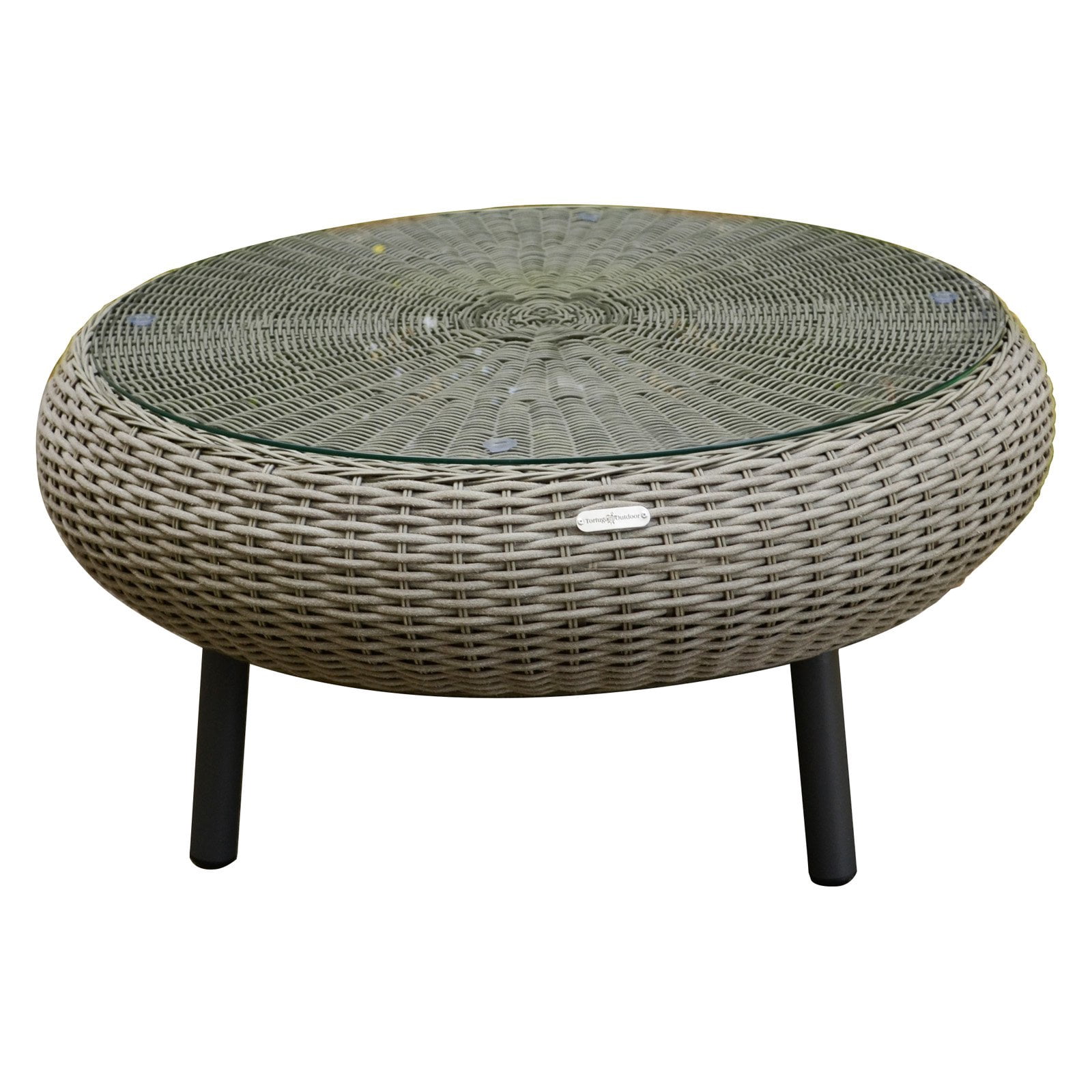 Tortuga Outdoor Round Wicker Table