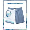 thumbnail image 4 of Trajes de Baño SURF CUZ 7" Secado Rápido Compresión Azul Humo M, 4 of 8