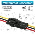 thumbnail image 5 of Electrical Connector Waterproof for Car Truck Boat Plug Kit Series Terminals, 5 of 8