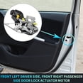 thumbnail image 2 of Unique Bargains Front Left Right Power Door Lock Actuator Motor for Hyundai Elantra 2001-2002 2.0L No.813102D000 1 Pair, 2 of 7