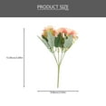 thumbnail image 2 of WASHWEPE Artificial Flower Bouquet Plastic Silk Flowers Home Decoration 4Pcs 3.5x3.5x5.9in, 2 of 7