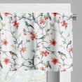 thumbnail image 3 of Ambesonne Watercolor Valance Pack of 2, Retro Birds on Branches, 42"X12", Multicolor, 3 of 5