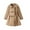 Yellow, variant on AINIYS 2024 New Girls Dress Coat Kids Winter Warm Jacket Long Sleeve Button Trench Coat Pocket Long Peacoat Outerwear