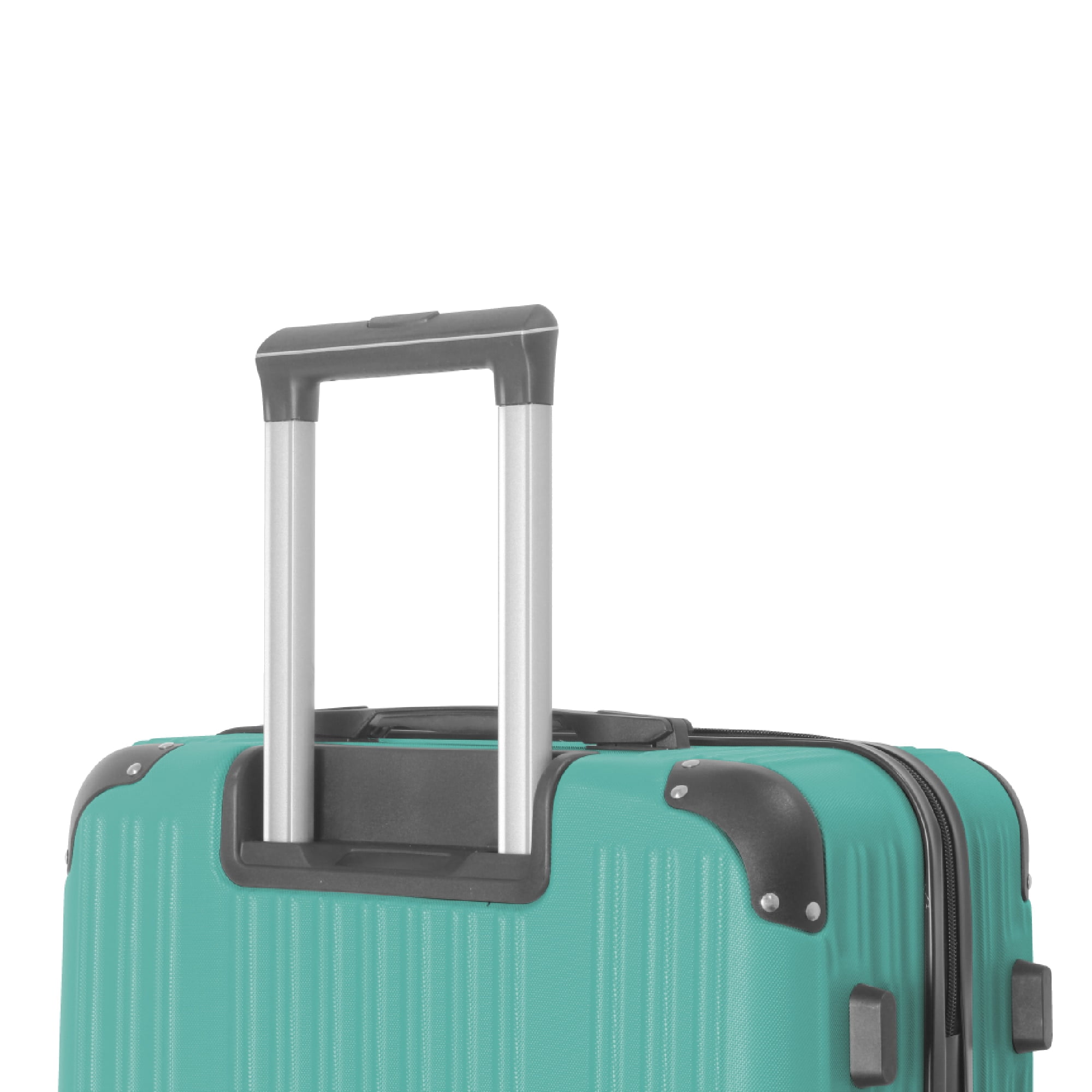 MAYEERTY 3-Piece ABS Luggage Set, Spinner Wheels, TSA Lock, Lightweight Suitcase, Aqua Green