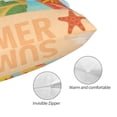 thumbnail image 3 of KLL Hello Summer3 Pillow Covers Envelope Closure,Super Soft and Cozy Fuzzy Fleece Pillow Case Cover 20"x30", 3 of 5