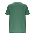 thumbnail image 4 of GuangCheng Mens Short Sleeve T-Shirts,Textured,Crew Neck,Oversized Fit,Pullover,Soft,Breathable,Comfortable,Casual Tops,Green,Size XL, 4 of 5