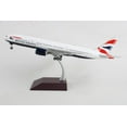 thumbnail image 4 of Boeing 777-200ER Commercial Aircraft "British Airways" White with Striped Tail "Gemini 200" Series 1/200 Diecast Model Airplane by GeminiJets, 4 of 7