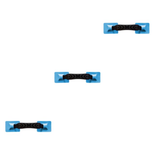 Ruiboury PVC Nylon Strap Armrest Grab Handle Inflatable Canoe Kayak for Blue 31x7CM 3Set