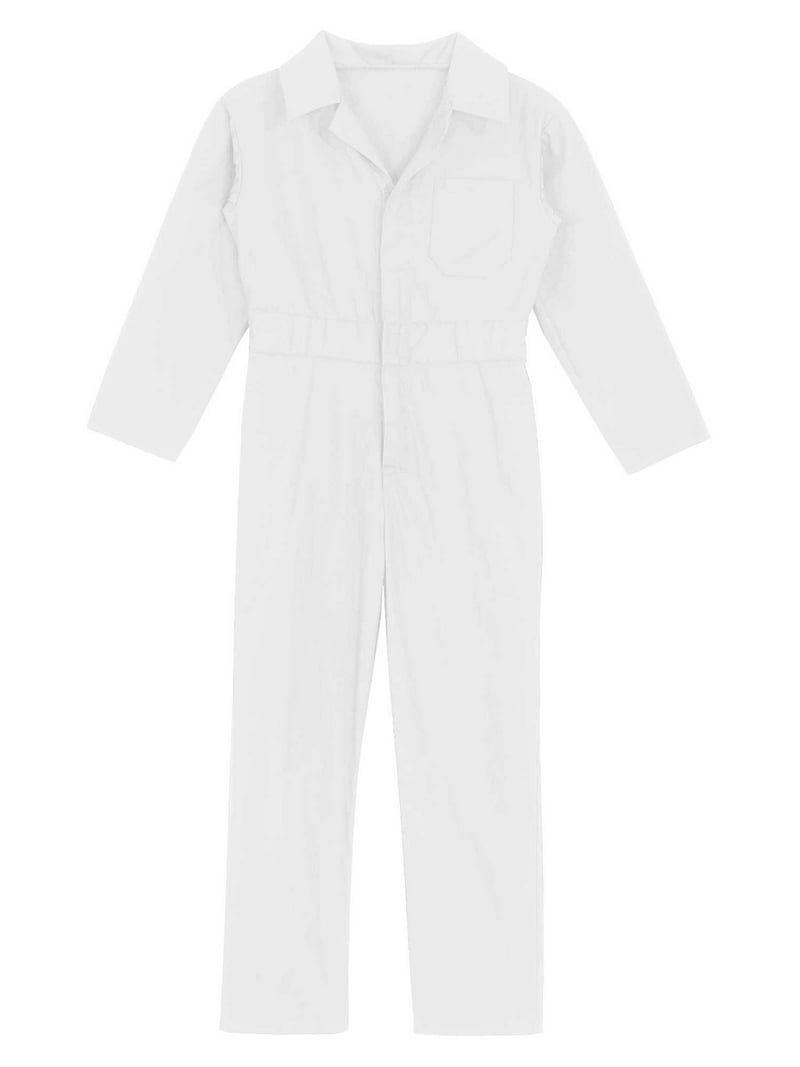 MSemis Kids Boys Zipper Coverall Jumpsuit Long Sleeve Boiler