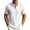 White, variant on JTSRKL Mens Linen Short Sleeve Shirts Zip Collared Solid Lightweight Breathable Casual Tees Summer Business Vintage Relaxed Fit Tops Sky Blue L