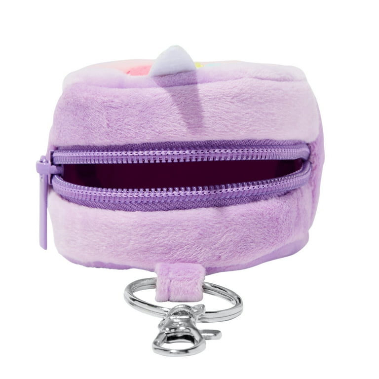 Claires Purple Unicorn Backpack Keychain - Durable Material