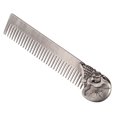 thumbnail image 2 of MasteelfCA Men Beard Comb Portable Pocket Comb Zinc Alloy Comb Hair Comb Durable Comb, 2 of 8