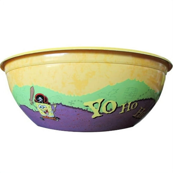 SpongeBob SquarePants 'Pirate' Plastic Serving Bowl (1ct)