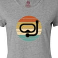 thumbnail image 4 of Inktastic Scuba Diver Retro Sunset Diving Women's T-Shirt, 4 of 5