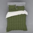 thumbnail image 1 of Ambesonne Floral Bedding Set 4 Pcs, Cactus with Flower and Skull, Queen, Evergreen Sage Green, 1 of 3