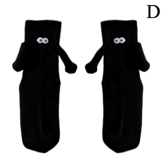 Funny Suction 3D Doll Couple Socks Holding Hand Socks For Couple{ O9K7