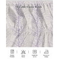 thumbnail image 5 of Purple Botanical Wrap Around Bed Skirts for King Bed 16" Drop, Bed Skirt with Adjustable Elastic Belt Dust Ruffle Bed Valance for Bedroom Hotel Luxury Farmhouse Spring Summer Branch Bed Frame Cover, 5 of 7