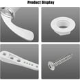 thumbnail image 5 of Toilet Flush Handle Replacement, Chrome Plated Replacement Metal Cistern Lever Handle for Toilet Wc Cistern Tank, 5 of 5