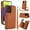 Brown, variant on Compatible with Samsung Galaxy S20 Crossbody Wallet Phone Case,RFID Blocking PU Leather Shockproof Phone Case Women Men Kickstand flip Back Wrist Strap Zipper Credit Card Holder Slots,Lightpurple