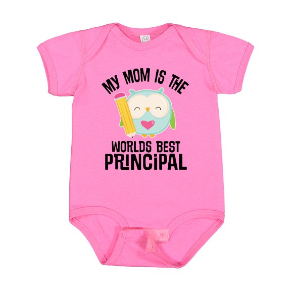 Inktastic School Principal Mom Boys or Girls Baby Bodysuit