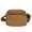 Khaki, variant on Nylon Crossbody Belt Bag with Excess Strap Keepers Pocket Adjustable Sling Fanny Pack for Travel and Everyday Carry
