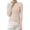 Beige, variant on Women's Ribbed Knit Pullover Sweater, Slim Fit Soft Round Neck Top for Fall Winter, Comfortable Stretchy Casual Daily Wear, Versatile Layering Piece for Various Occasions Khaki M