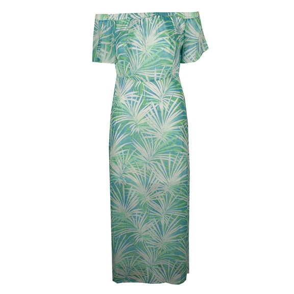 Cece Womens Laguna Blue Floral-Print Maxi Dress 2