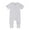 Gray, variant on Emy Dola Bamboo Viscose Baby Romper Short Sleeve Footless Pajamas 2 Way Zipper Summer Sleeper Jumpsuit 0-24 Months