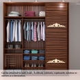 thumbnail image 4 of Apliques De Madera Calcomanía Tallada En Madera Calcomanía Decorativa De Pared Aplique Tallado, Gabinetes Armarios De Pared Puertas ANGGREK Descripción de la referencia, 4 of 5