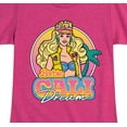thumbnail image 3 of Barbie - Barbie 80S Cali Dream - Girls Fitted Short Sleeve Graphic T-Shirt, 3 of 5